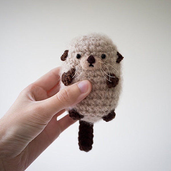 Cute Mystery Sea Otter Amigurumi Kawaii Sea Otter- Amigurumi Otter Crochet  OOAK