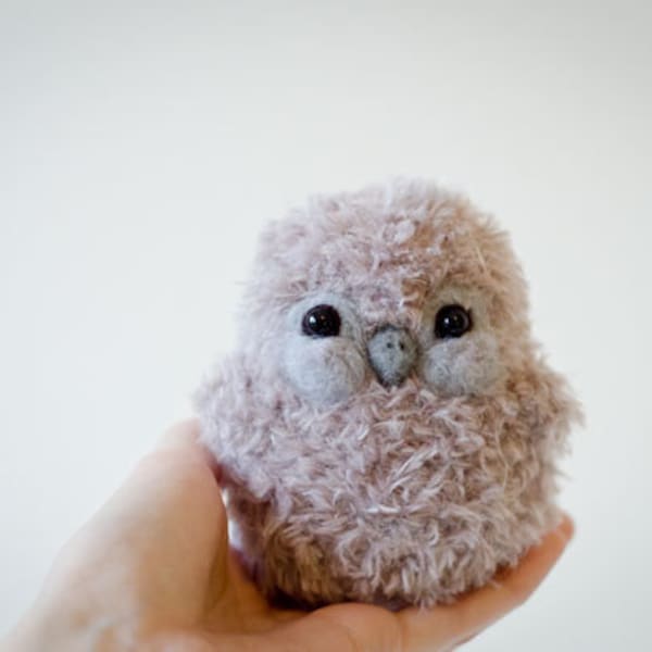 Cute Owl Chick Amigurumi Kawaii Owlet - Amigurumi Owl Crochet  OOAK