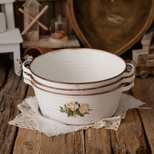 MILK BATH TUB Prop country White Milk Bath Tub Washtub Etsy