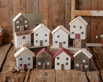 Decoración de CASA DE MADERA: accesorio de fotografía de madera lindo y rústico, accesorios para recién nacidos, accesorios para fotos de bebés, recién nacidos, vendedor, accesorios de fotografía, hecho a mano