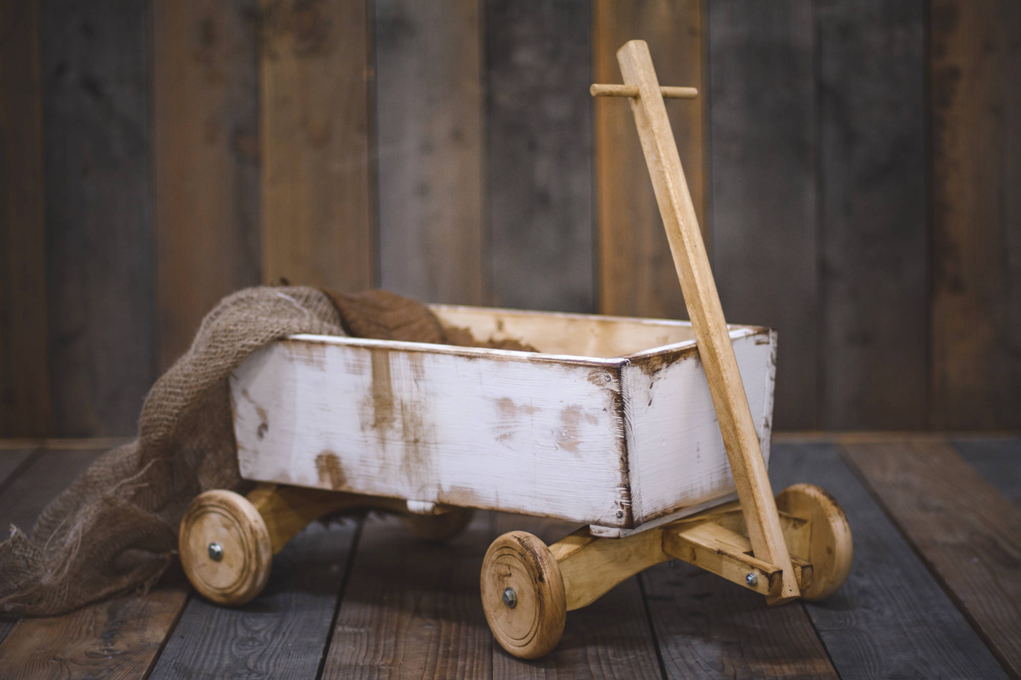 baby cart wooden