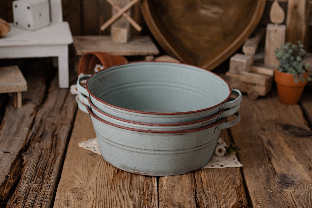 MILK BATH TUB Prop midnight Milk Bath Tub, Washtub, Newborn Props