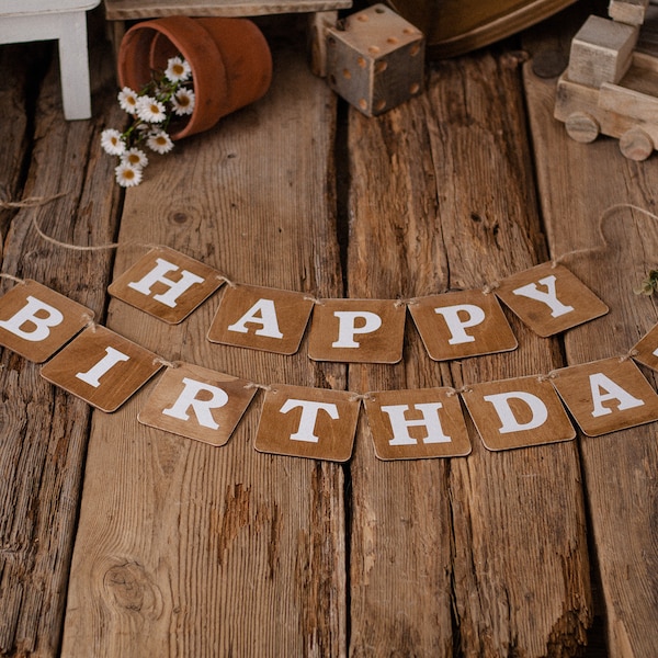 Birthday Garland - Etsy