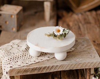 Mini accessoire de photographie pour table de chevet, photographie de nouveau-nés et de bébés. Accessoires nouveau-né, séances bébé et nouveau-né. Accessoires en bois. Accessoires pour nouveau-nés.