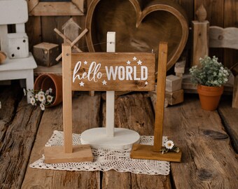 SIGNS DISPLAY STAND, Holz, photo prop, Neugeborenen Requisiten, Fotografie Requisiten, Ständer für Schilder, Neugeborenen Foto Requisiten, Baby Fotografie Requisiten