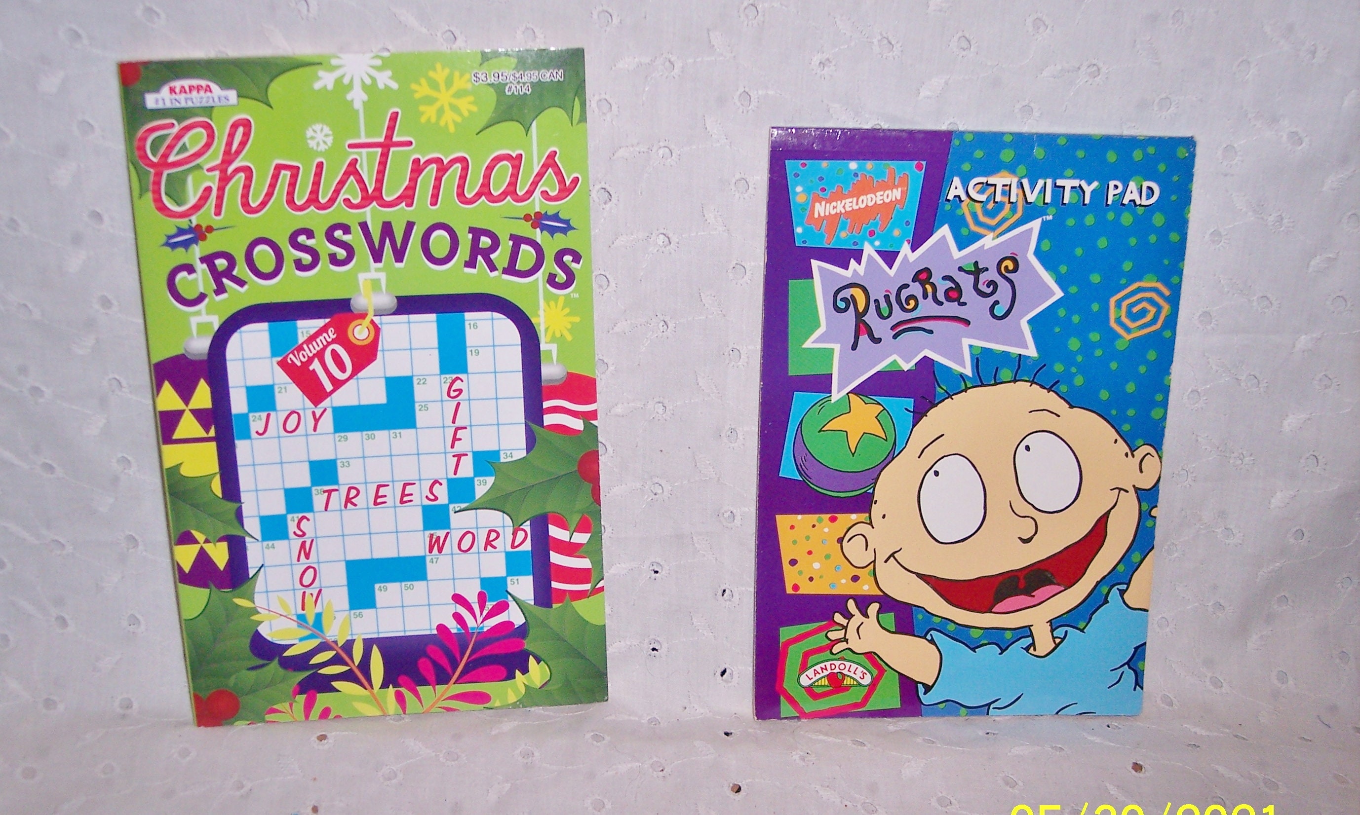 RUGRATS ACTIVITY Pad NICKELODEON New Collectors Vintage 1997 Crosswords