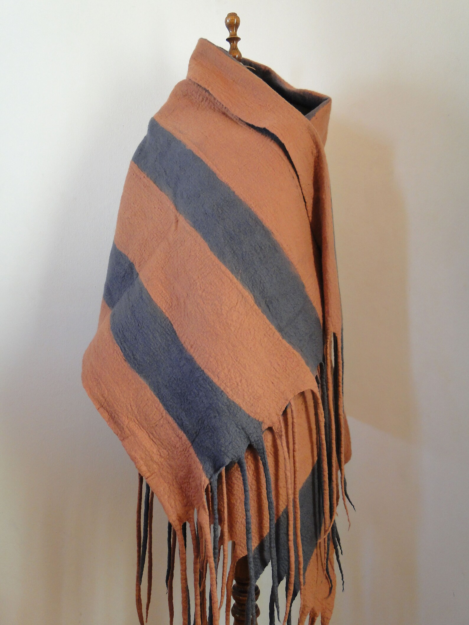 felted wool shawl