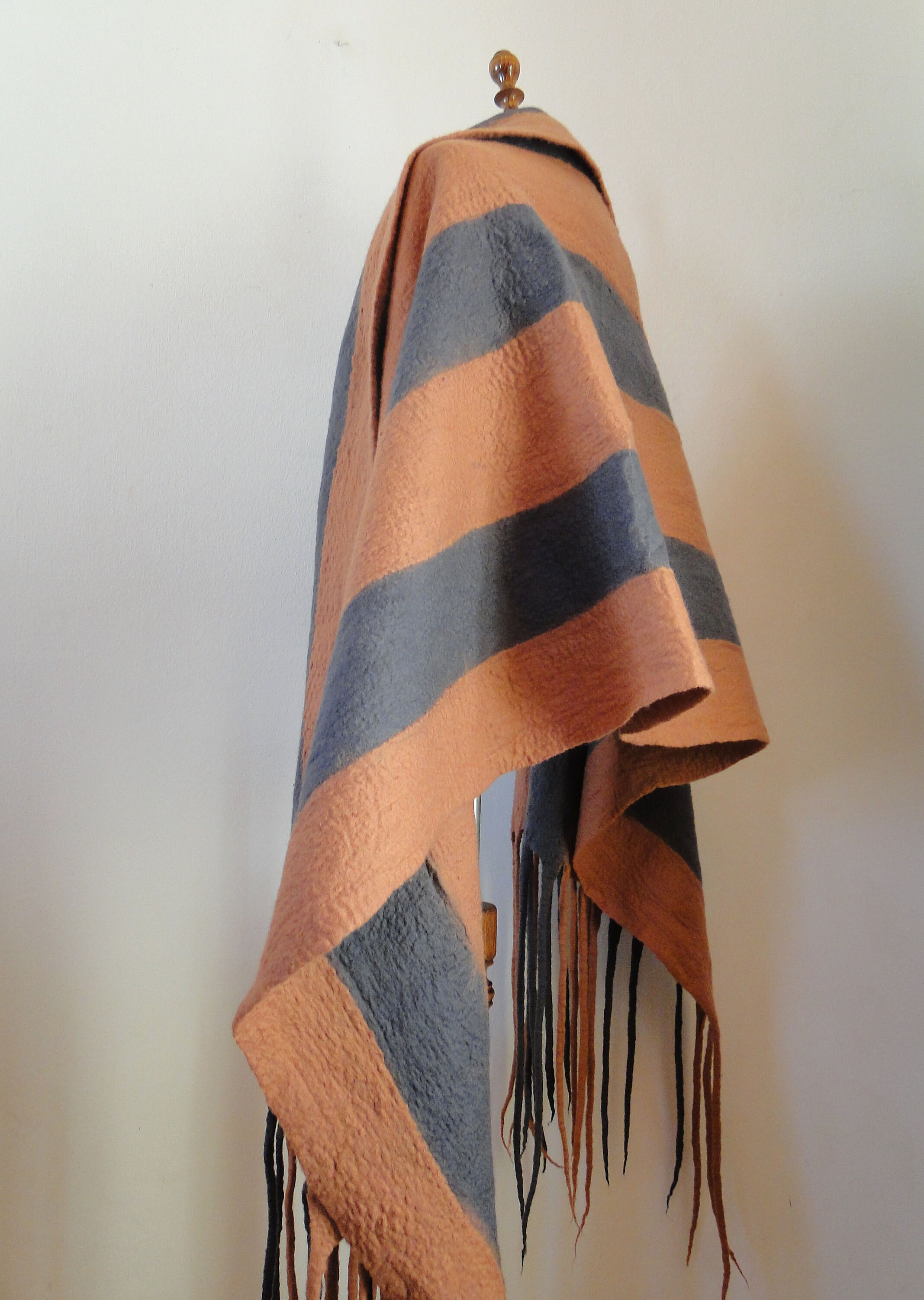 felted wool shawl
