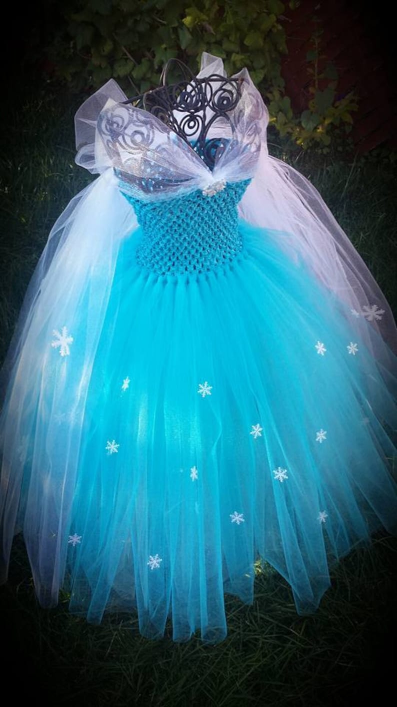 Ice Queen Inspired Tutu Dress, Birthday Dress, Princess, Photo Shoot
