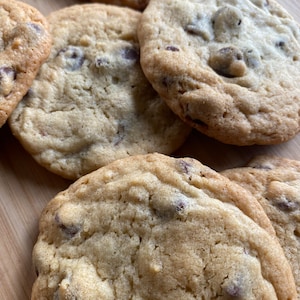 Freshly Baked Dozen Chocolate Chip Cookies