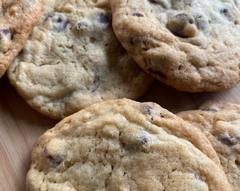 Freshly Baked Dozen Chocolate Chip Cookies