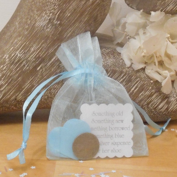 Silver Sixpence Bridal Good Luck Gift