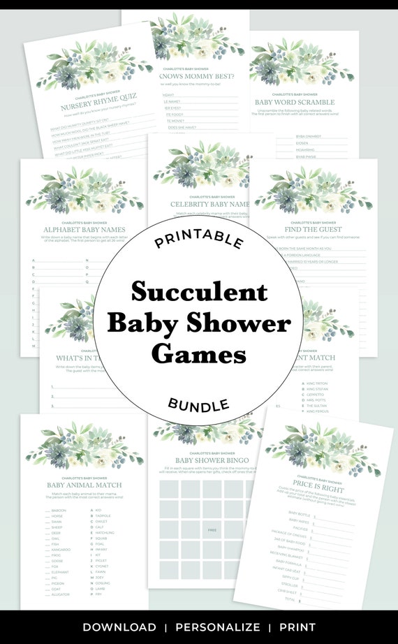 favors Boho Baby Shower baby shower game Instant Download PDF fall baby shower 12 Boho Baby Shower Game Printable PDF baby shower gift