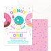 Donut Birthday Invitation Printable Instant Download File Donut Miss ...