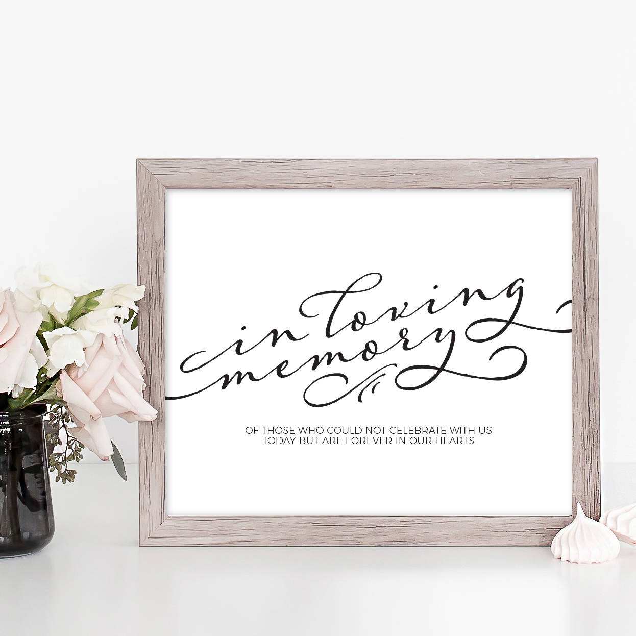 In Loving Memory Wedding Sign Printable Wedding Memory Sign | Etsy