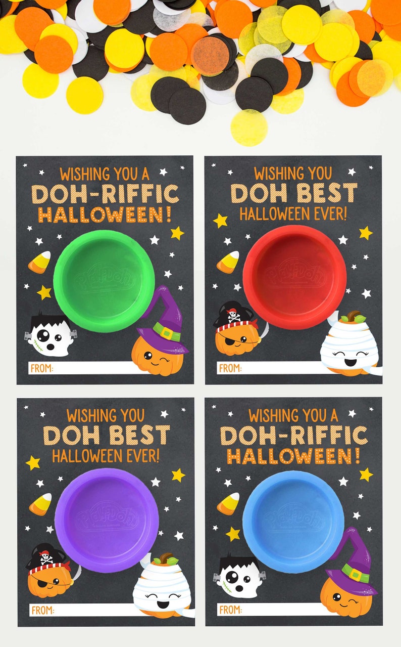 halloween mini play doh