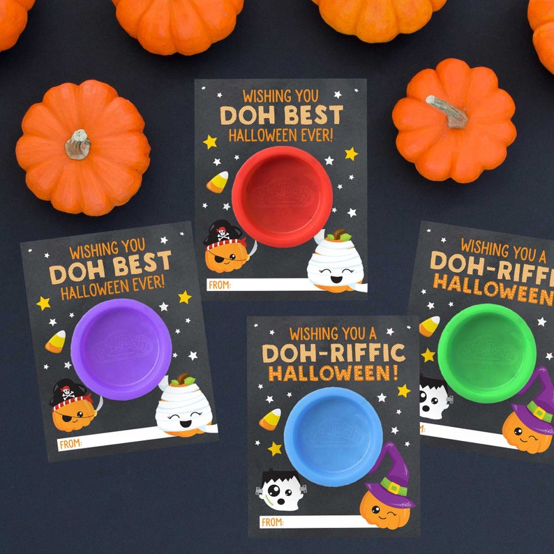 halloween mini play doh