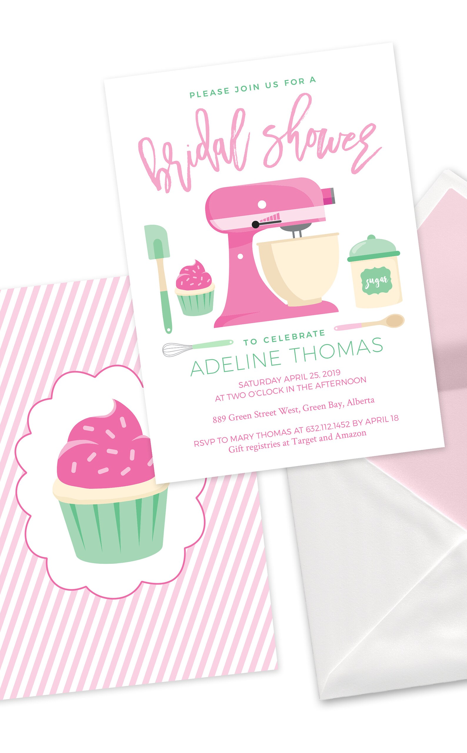 Baking Bridal Shower Invitation for Stock the Kitchen Bridal Etsy