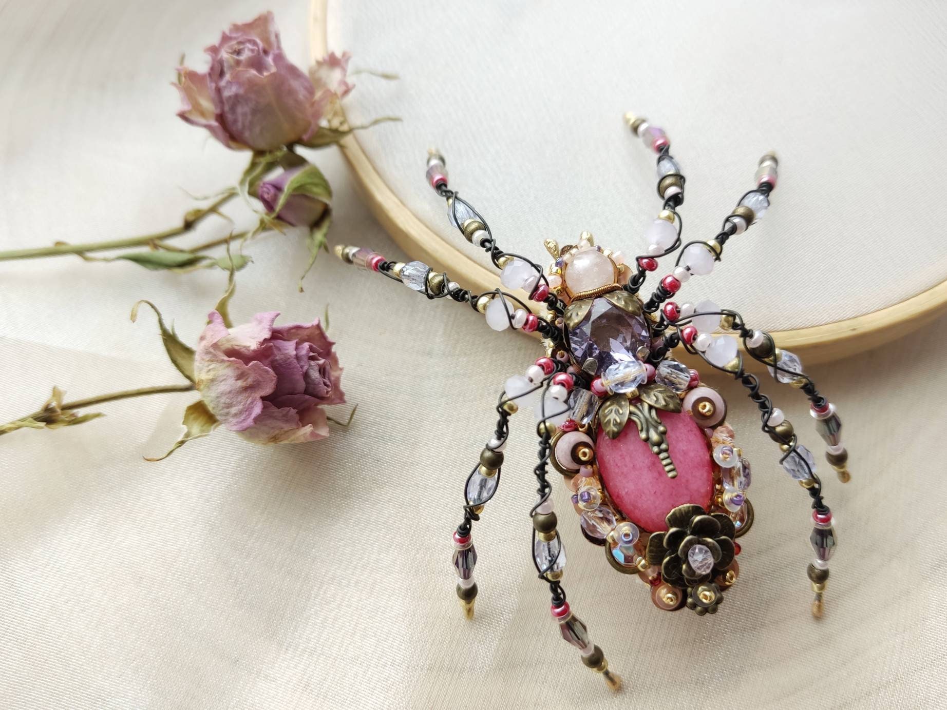 Spider Jewelry Spider Brooch Spider Accessories Spider - Etsy