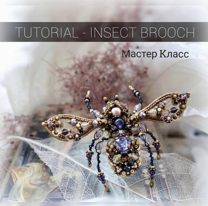 Brooch tutorial embroidery tutorial beading tutorial bead  etsy Brooch tutorial embroidery tutorial beading tutorial bead  etsy
