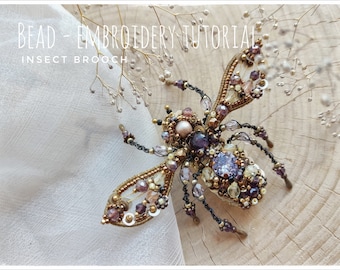 pdf-tutorial kralenborduurwerk – doe-het-zelf-brochepatroon – zelfstudie kralensieraden voor beginners