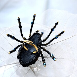 Halloween Spider ring, Gothic ring, Goth jewelry, Unique Spider jewelry, Fashion jewelry, Halloween jewelry image 5