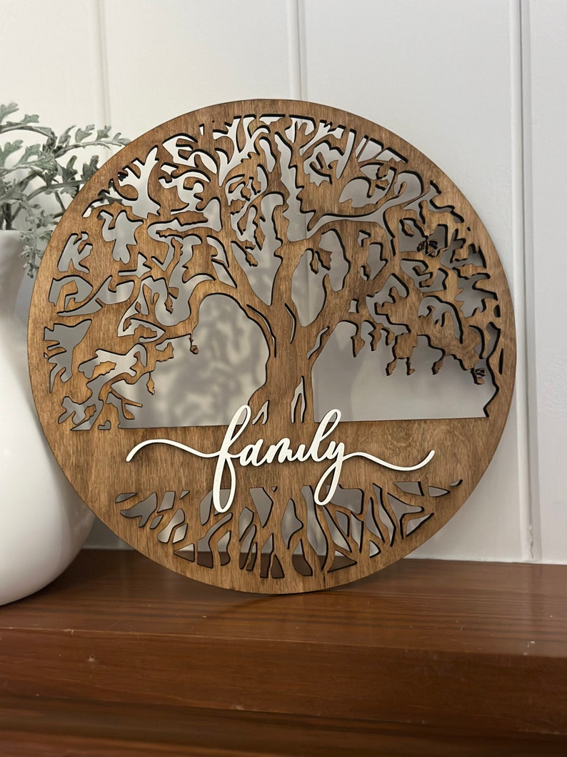 Family Tree Table or Wall Decor - Etsy