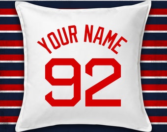 Sport jersey pillow | Etsy Baseball Jersey Throw Pillows