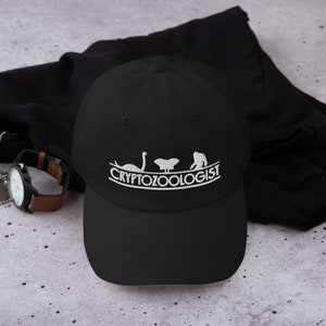 Cryptozoologist Hat | Low Profile dad Hat | Cryptid creatures