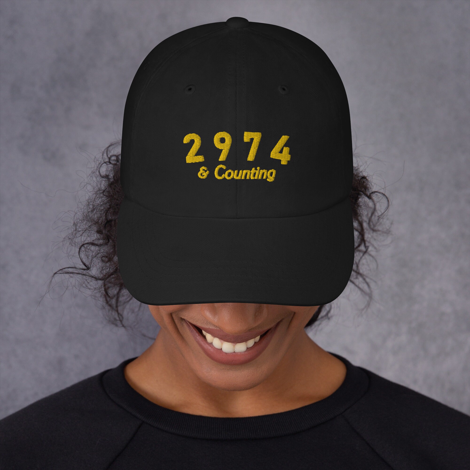 2974 & Counting ステフィン・カリー刺繍入りバスケットボールキャップ