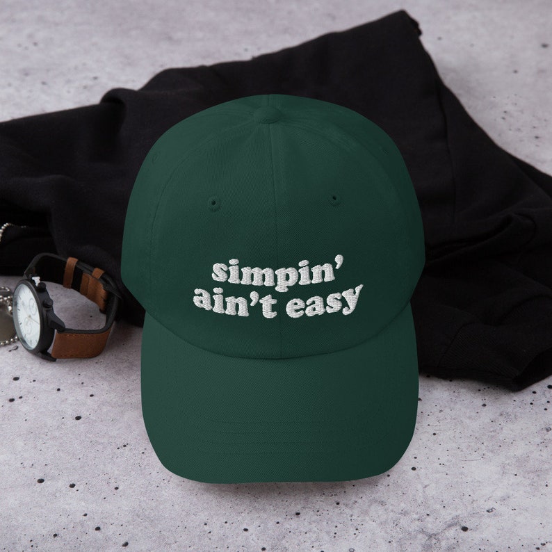 Simpin ain't easy hat Low profile dad hat image 10