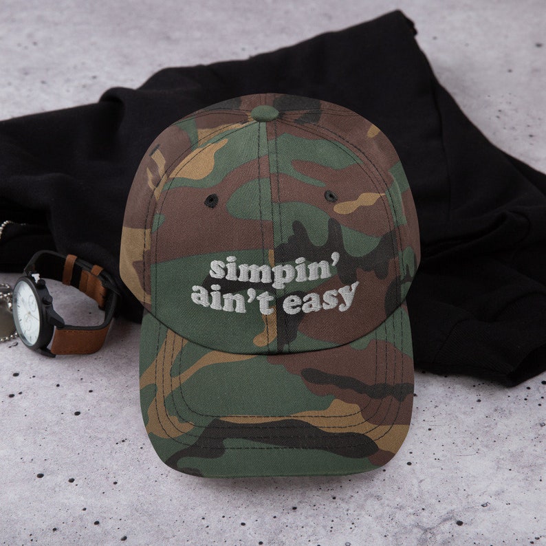Simpin ain't easy hat Low profile dad hat image 9