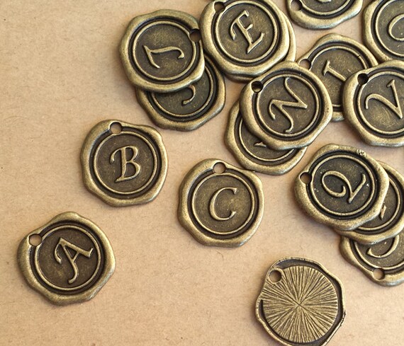 G10930 10 Antique Bronze Charm Antique Bronze Plated Metal 22x8mm
