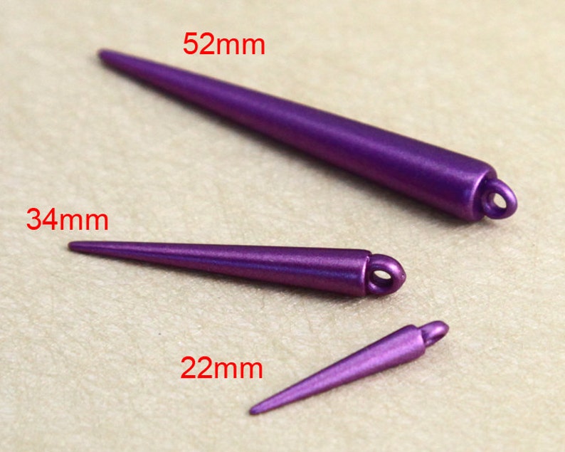 20pcs 652mm Purple Needle Awl Charm 3D Awls Sewing Needles Etsy