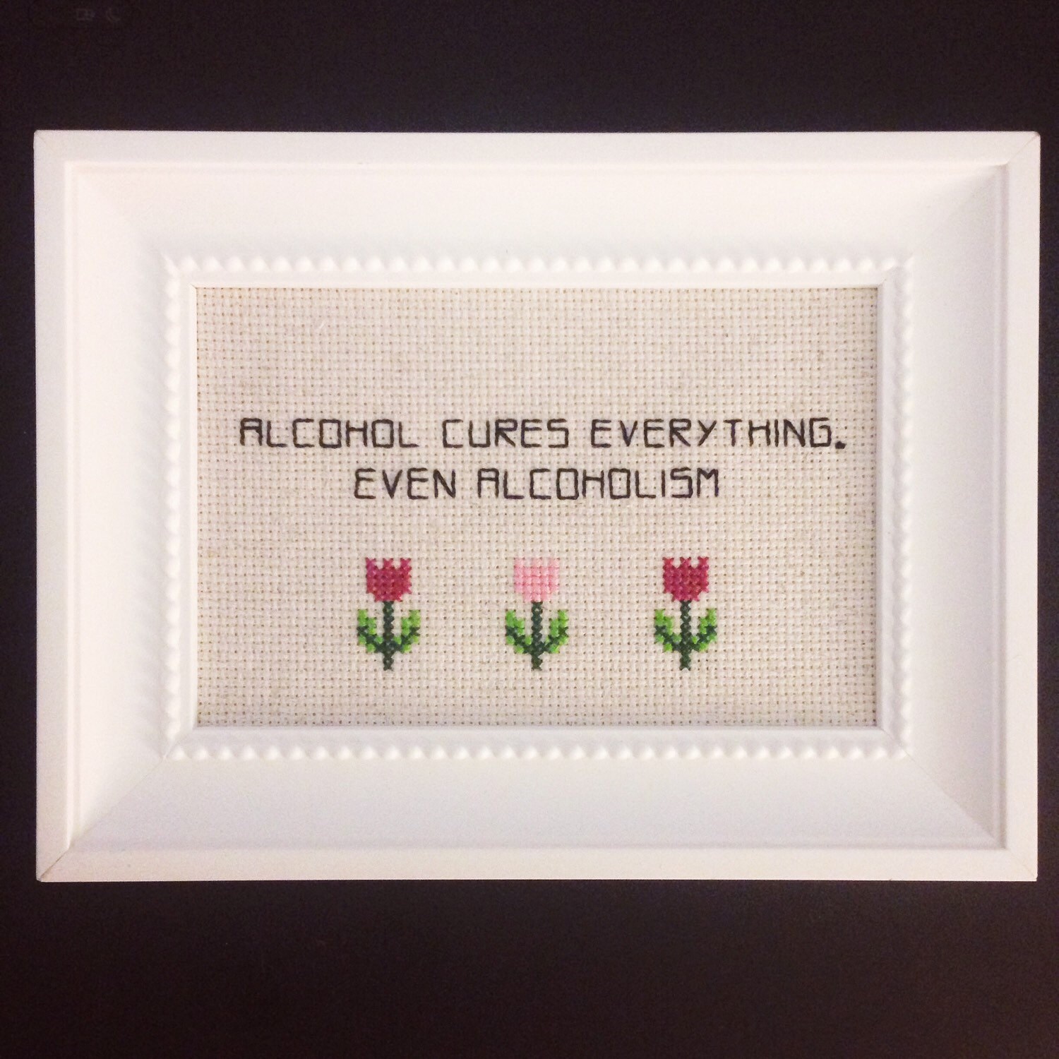 Alcohol cures everything. Even alcoholism Etsy