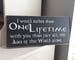 I would rather share one lifetime with you . . .  12' x 5.5' Wooden Sign Wooden Plaque LOTR Lord of the Rings 