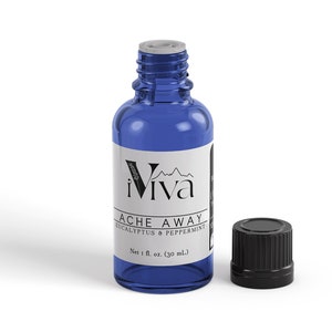 Ache Away Essential Oil Blend - 15 mL, 30 mL,  100% pure therapeutic grade essential oils, iVIVA handblended essential oils