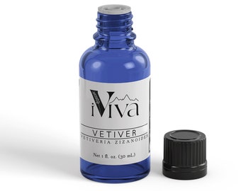 Vetiver Essential Oil, 15 mL, 30 mL, 100% pure therapeutic grade essential oils, Best Vetiver Oil, Best Grounding Oil