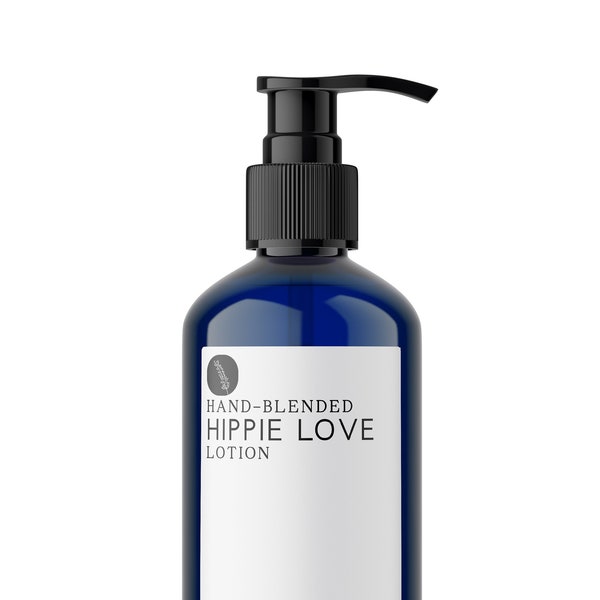 Hippie Love Lotion | Essential Oil Lotion, Hippie Lotion, Patchouli Lavender Lotion, paraben free, phthalate free, all natural lotion