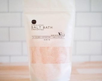 Detoxing Himalayan Salt Bath, 1lb pink salt