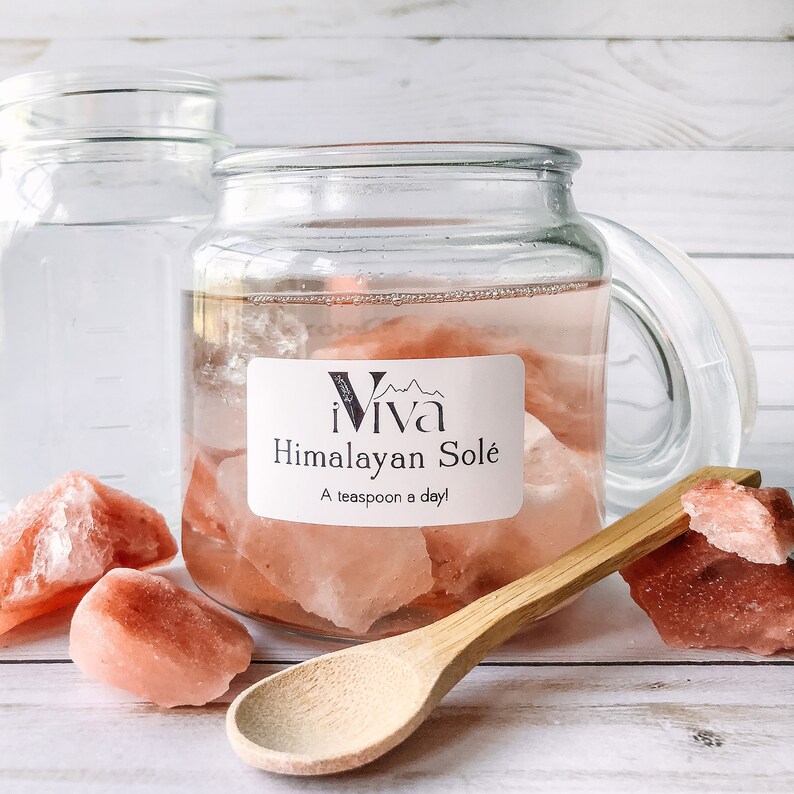 Himalayan Salt Detox Kit Saltwater Detox Sole Kit Cleanse Etsy