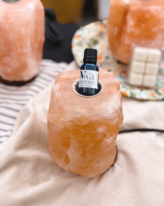 Aromatherapy Salt Lamp for Essential Oils or Wax Melts Etsy