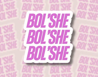 Bol'she More Ilya Sticker, Heated Rivalry Hockey Romance Vinyl Sticker, Ilya Rozanov, Water Resistant Bookish Sticker