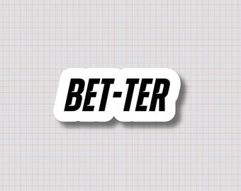 Better Shane Hollander Sticker, Heated Rivalry Hockey Romance Vinyl Sticker, Ilya Rozanov, Water Resistant Bookish Sticker
