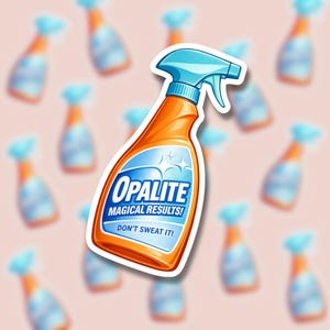 Opalite Sticker, Vinyl Sticker, Water Resistant Sticker