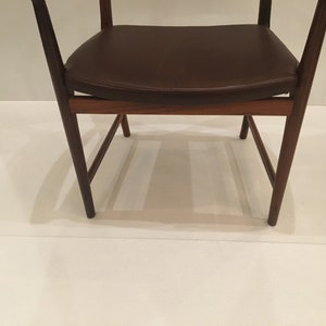 Set 6 Rosewood arm chairs . Origin Denmark image 6