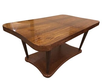 Gilbert Rhode for Herman Miller Art Deco dining table.  Circa 1940