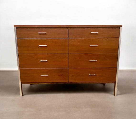 brown dresser with silver handles Sturlayne - Brown