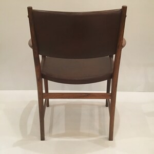 Set 6 Rosewood arm chairs . Origin Denmark image 5