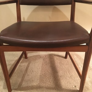 Set 6 Rosewood arm chairs . Origin Denmark image 10